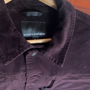 Banana Republic Dark Purple Corduroy Jacket